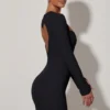 Adelia Cut-Out Heart-Detail Bodycon Miniklänning i svart