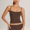 Ailany Modal Scoop-Neck Tank Top i chokladbrunt