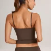 Ailany Modal Scoop-Neck Tank Top i chokladbrunt
