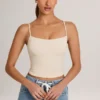 Ailany Modal Scoop-Neck Tank Top i Ivory