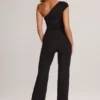 Alouette Modal One-Shoulder Jumpsuit i svart