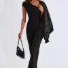 Alouette Modal One-Shoulder Jumpsuit i svart