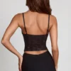 Armelia Embellished Peekaboo Cowl-Neck Top i svart