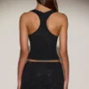 Asta Embellished Mid-Rise A-Line Mini Kjol i svart
