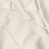 Avalon miniklänning med snörning och ballongärmar i ivory