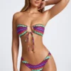 Azure By Oh Polly Badkläder Multiway Bikinitoppar i Multi Print