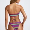 Azure By Oh Polly Swim Micro Cheeky bikinibyxor i Multi Print