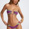 Azure By Oh Polly Swim Micro Cheeky bikinibyxor i Multi Print