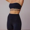 Mini-shorts med hög midja i svart