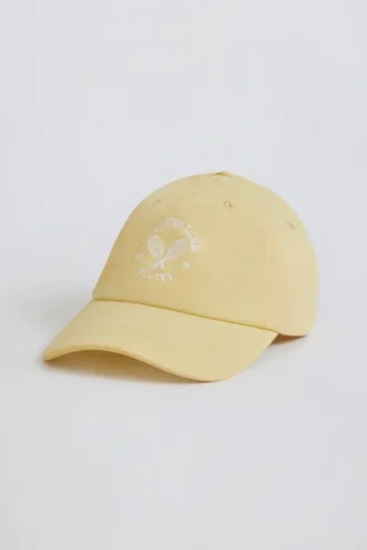 Baseballkeps i citrongul