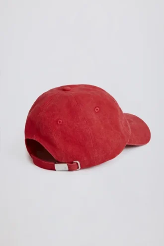 Baseballkeps i mörkrött