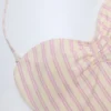 Biarritz baddräkt med utskärningar och halterneck i mauve