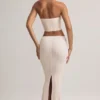 Blake Modal Mid-Rise Maxi Kjol i randigt mönster