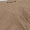 Borstad jersey-leggings med rynkad midja i färgen Mocha Marl