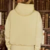 Broderad oversized-hoodie i mjukgul
