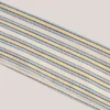 Candy Modal Ribbed Headband i blå och gul rand