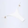 Cebu Charm-Detail stringbikinibyxor i vitt