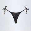 Cebu Charm-Detail stringbikiniunderdel i svart