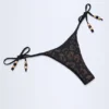 Cebu Charm-Detail stringbikiniunderdel i svart