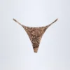 Cebu Charm-detaljerade bikinibyxor i ormmönster
