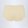 Cerreto midhög hotpants i citrongula ränder