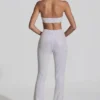 Coralena Embellished Cut-Out Jumpsuit i vitt