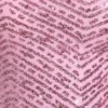 Cosette-top med asymmetrisk scarf-detalj i rosa