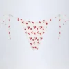 Cove Side-Tie Cheeky bikinibyxor i körsbärsmönster