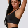 Cut Out Define Luxe sport-BH i svart