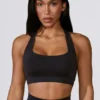 Cut Out Define Luxe sport-BH i svart