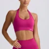 Define Luxe halterneck-sport-BH i Berry
