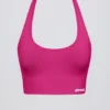 Define Luxe halterneck-sport-BH i Berry