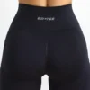 Define Luxe högmidjade biker shorts i svart