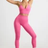 Define Luxe leggings med hög midja i Hot Pink