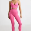 Define Luxe leggings med hög midja i Hot Pink