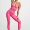 Define Luxe leggings med hög midja i Hot Pink