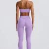 Define Luxe leggings med hög midja i lila