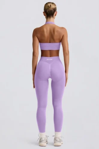 Define Luxe leggings med hög midja i lila