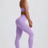Define Luxe leggings med hög midja i lila