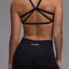 Define Luxe Multiway Open-Back Sports Bra i svart