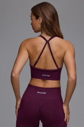 Define Luxe Multiway-sport-BH i färgen Grape