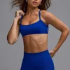 Define Luxe Multiway-sport-BH med öppen rygg i Royal Blue