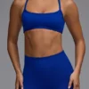Define Luxe Multiway-sport-BH med öppen rygg i Royal Blue