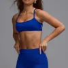 Define Luxe Multiway-sport-BH med öppen rygg i Royal Blue