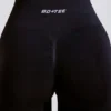 Define Luxe-shorts med hög midja i svart