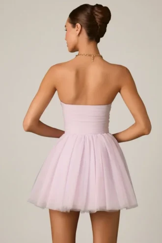 Dottie Tulle Corset Miniklänning i Lilac