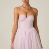 Dottie Tulle Corset Miniklänning i Lilac