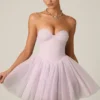 Dottie Tulle Corset Miniklänning i Lilac