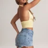 Drew Modal Halterneck Top i Lemon Sherbet