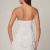 Edita Embellished Bandeau A-line Miniklänning i vitt